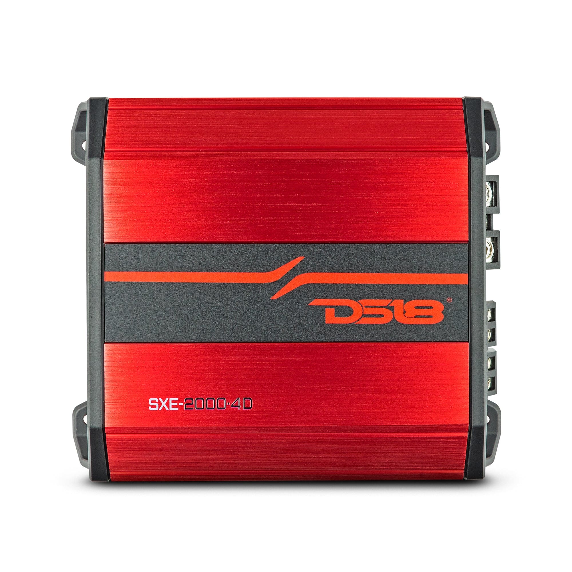 DS18 Audio - SXE 4-Channel Class D Car Amplifier, 4 x 100W RMS at 4 Ohm - Red