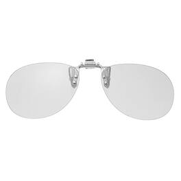 Unique Bargains - 1pc Polarized Clip-on 3D Glasses, Passive Circular 3D Viewing Frames for IMAX Movies Theater Games TV (Metal Clip) - Black