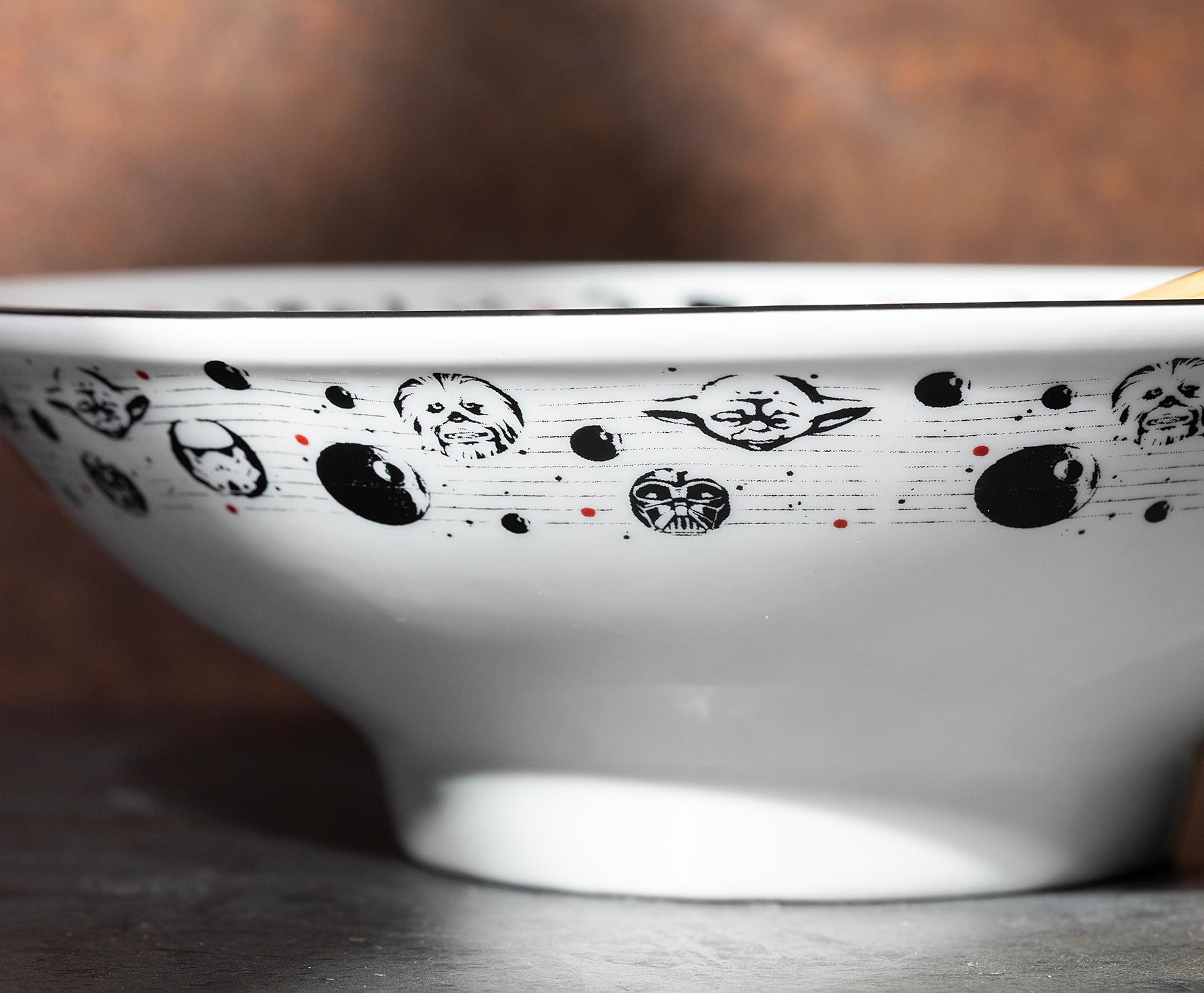 Alt View 2. Silver Buffalo - Star Wars Characters 30-Ounce Ceramic Ramen Bowl and Chopstick Set - Multi-Colored.