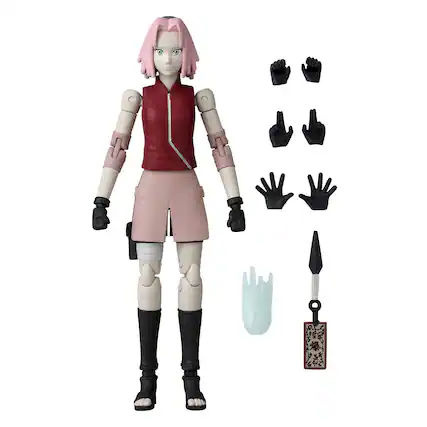Front. Bandai - Anime Heroes Naruto 6.5" Action Figure - Sakura.