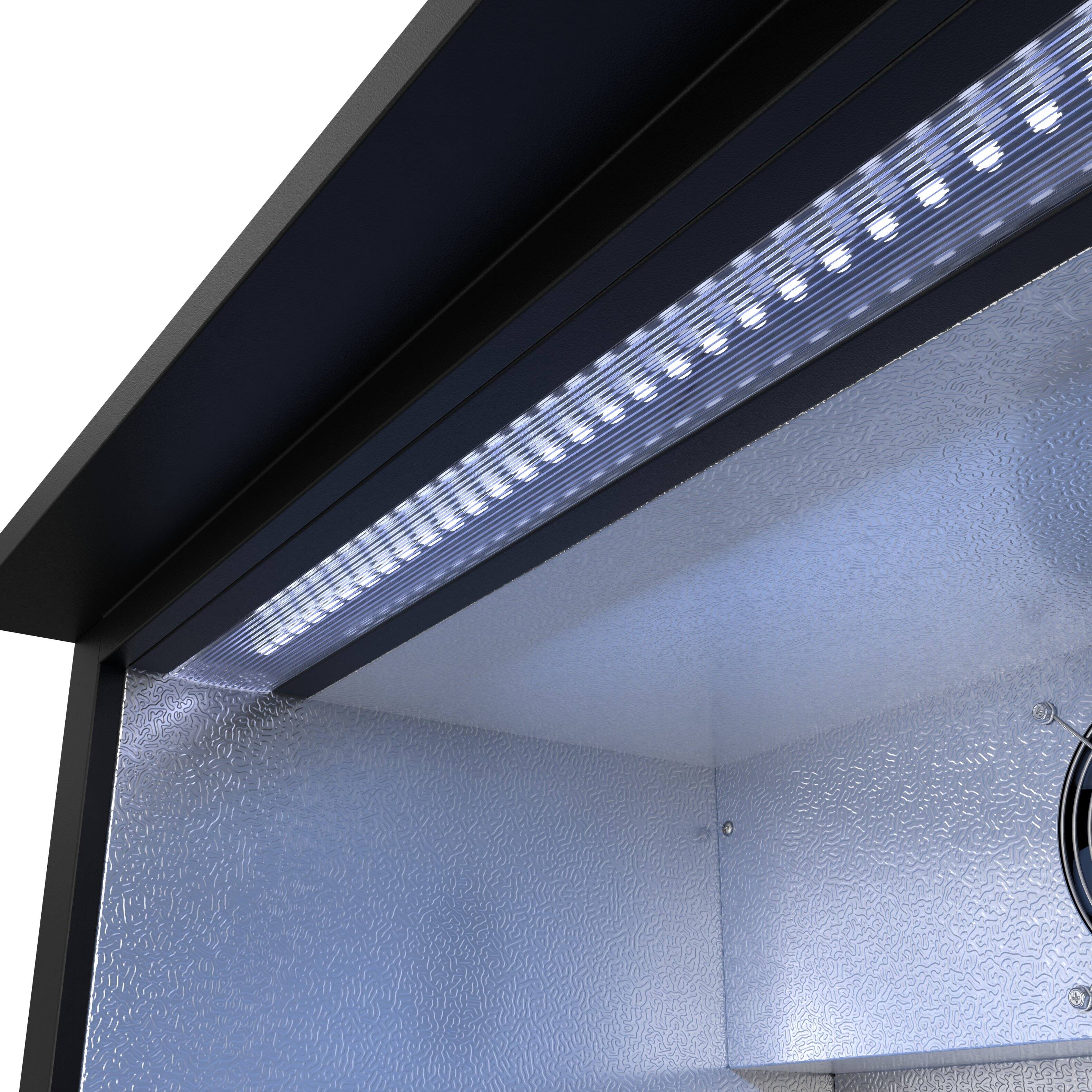 Alt View 8. Koolmore - 24 in. One-Door Back Bar Refrigerator - 4.1 Cu Ft. BC-1DSW-BK - Black.