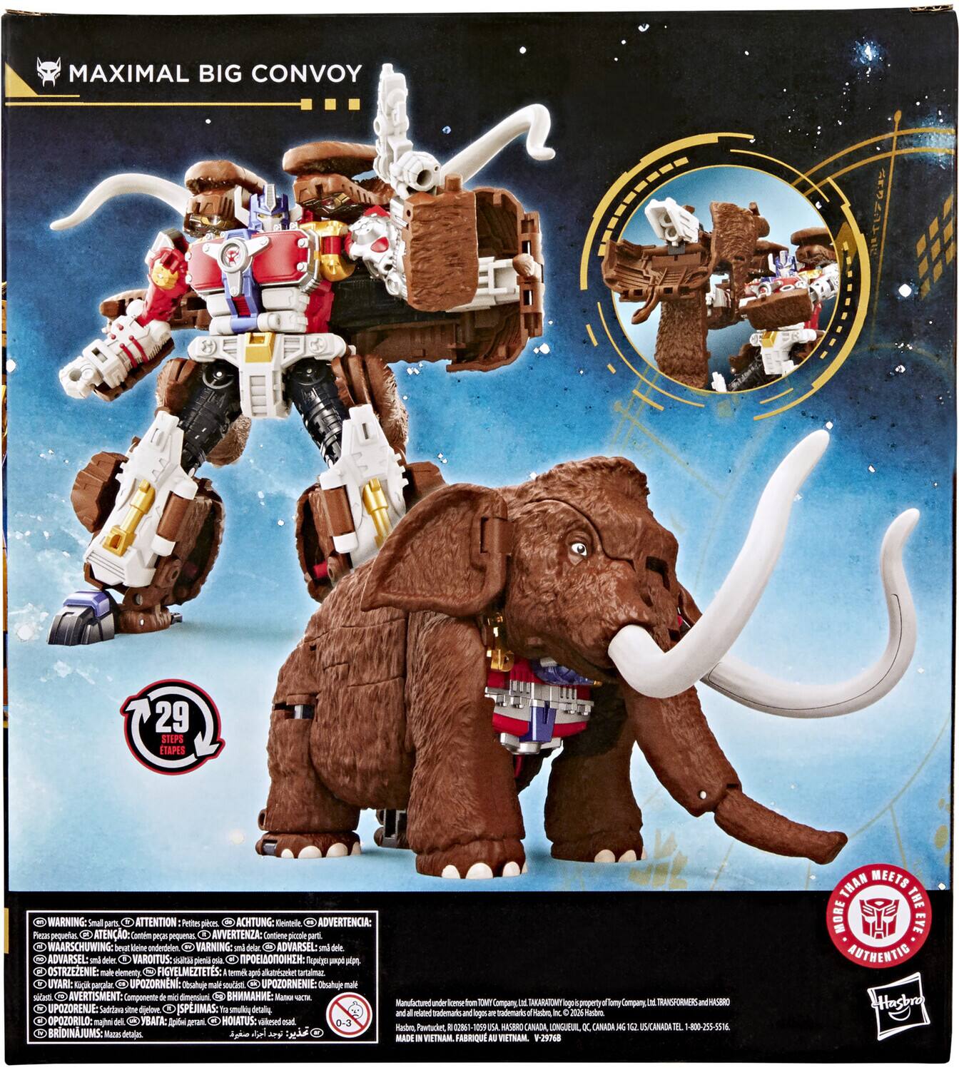 MAXIMAL BIG CONVOY

29 STAGES

WARNING: Small parts. Not for children under 3 years.

ATTENTION: Pequeñas piezas. No es para niños menores de 3 años.

ACHTUNG: Kleinste Teile. Nicht für Kinder unter 3 Jahren.

ADVERTENCIA: Contiene piezas pequeñas. No es para niños menores de 3 años.

AVVERTENZA: Contiene piccoli pezzi. Non adatto ai bambini sotto i 3 anni.

WAARSCHUWING: Beestjes. Niet geschikt voor kinderen onder 3 jaar.

VARNING: - Selas

ADVARSEL: - dielie

ADVARSEL: - deler

VAROITUS: - alattuiet

OSTRZEŻENIE: - małych

FIGYELMEZTETÉS: - kis

UPOZORZENIE: - soude

UPOZORNIENIE: - Shuahi

AVERTISMENT: - dimemiun

UPOZORENJE: - Sadias

ISPEJIMAS: - smulig

OPOZORI