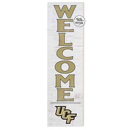 Jardine - UCF Knights 10'' x 35'' Indoor/Outdoor Welcome Sign - White