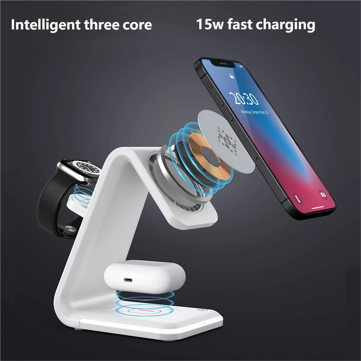 Intelligent three core  
15w fast charging