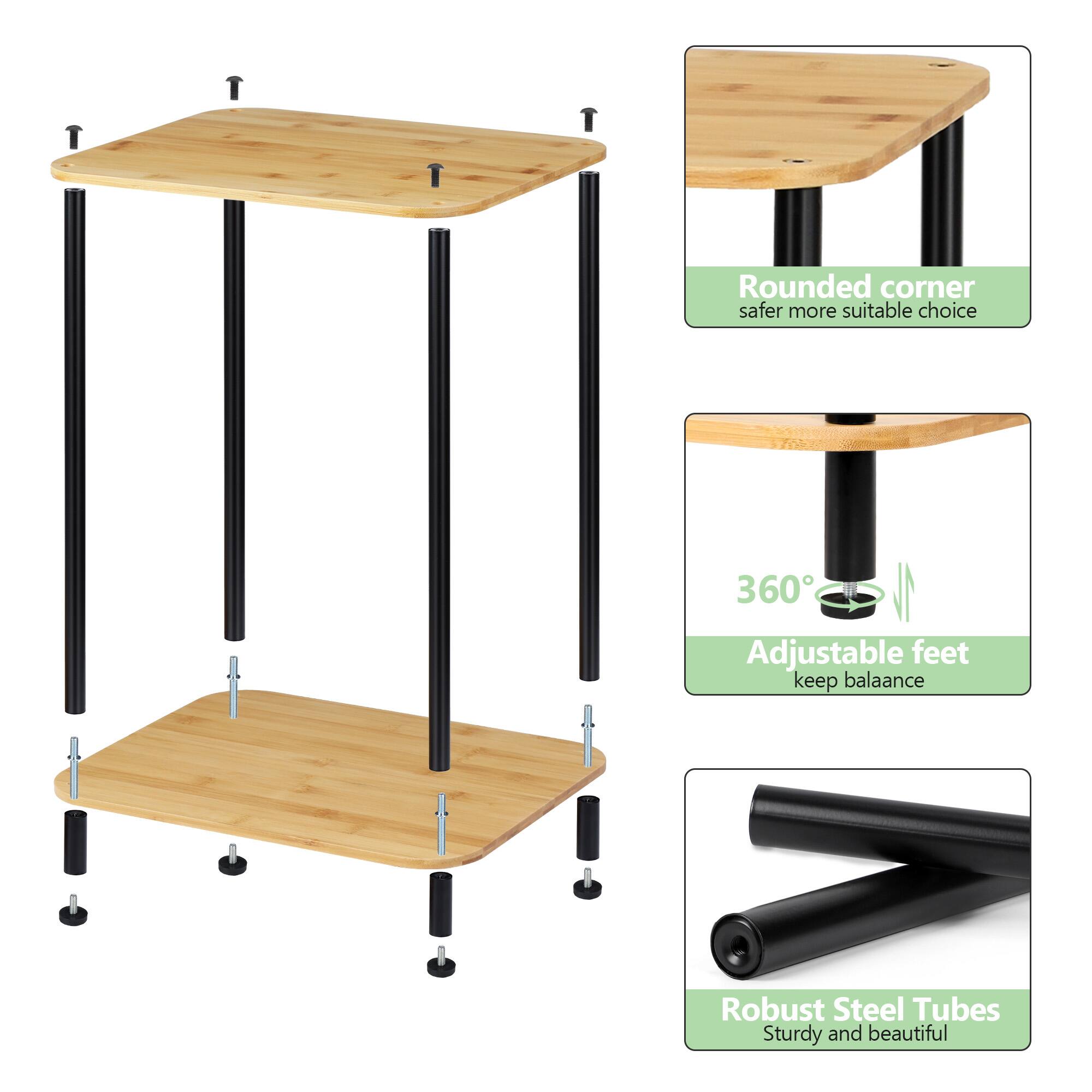 - Rounded corner: safer more suitable choice
- 360° Adjustable feet keep balance
- Robust Steel Tubes: Sturdy and beautiful