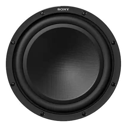 Front. Sony - Sony Mobile XS-W124GS 12" Subwoofer - Black.