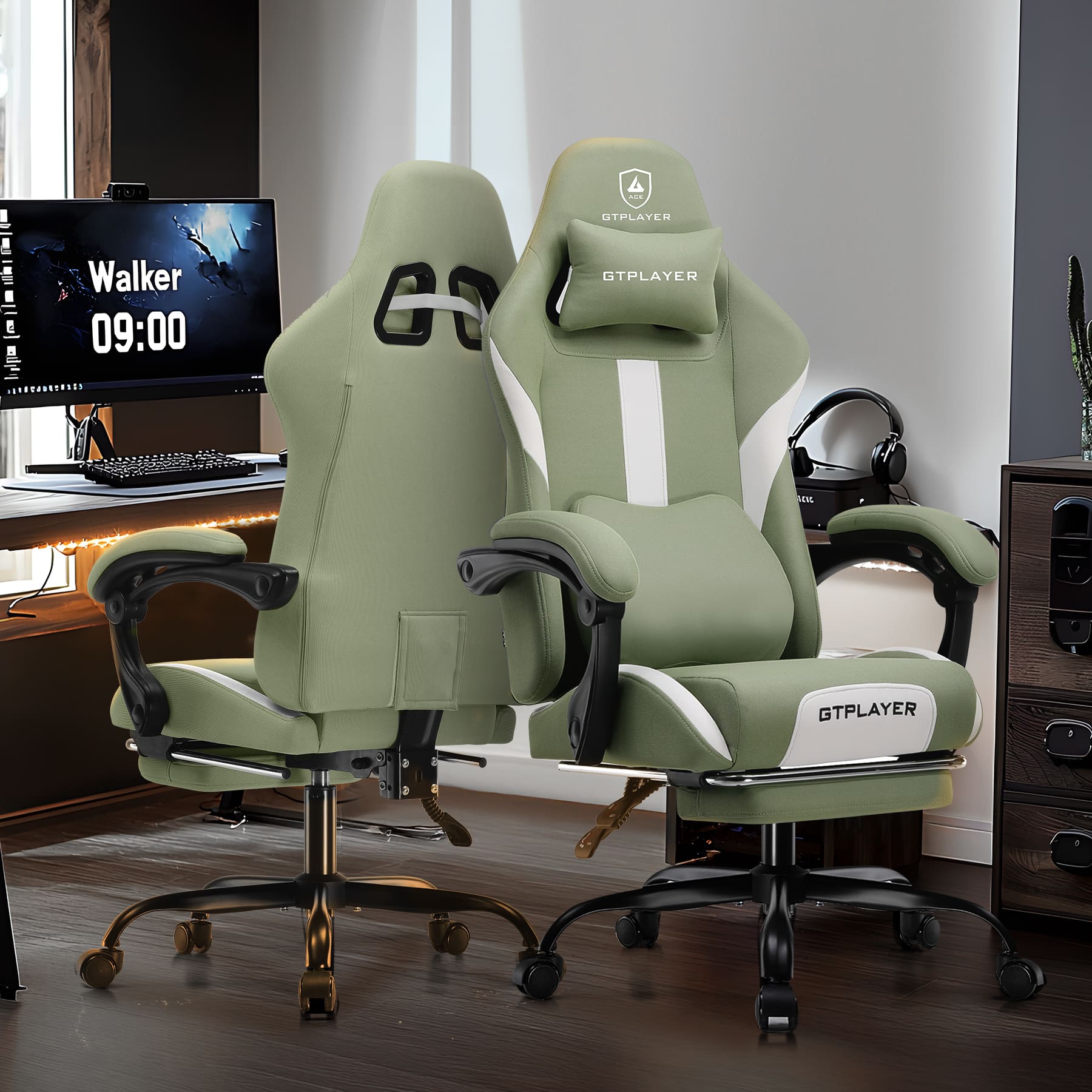 The text on the image reads "Walker 09:00".