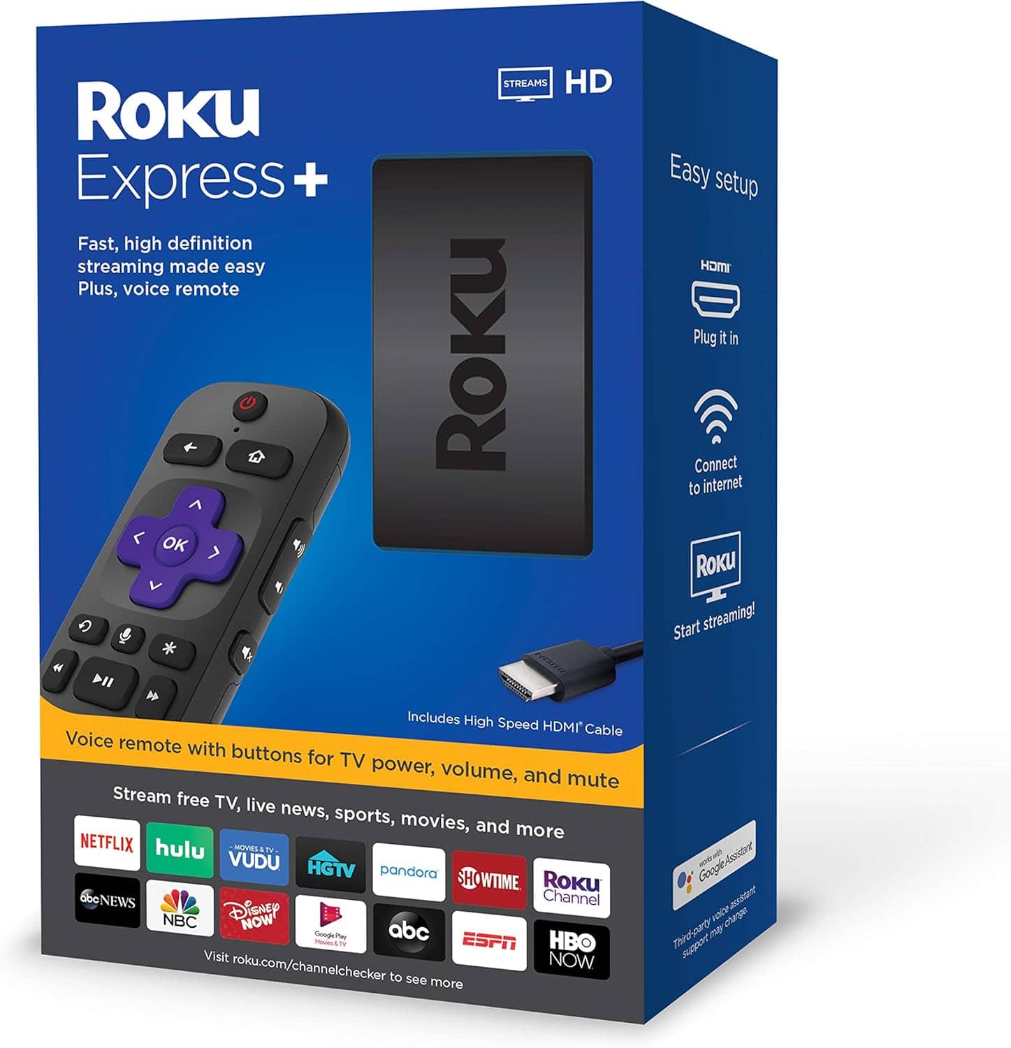 Roku - Express+ Streaming Media Player