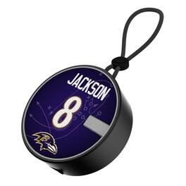 Keyscaper - Lamar Jackson Baltimore Ravens Bluetooth IP67 Waterproof Speaker - Black