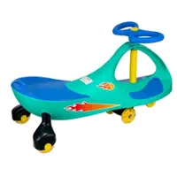 Alex Toys - Alex: Lightning Glow Rider-Teal & Blue-Inertia & Movement Powered Ride-On Toy,3+ - Front_Zoom