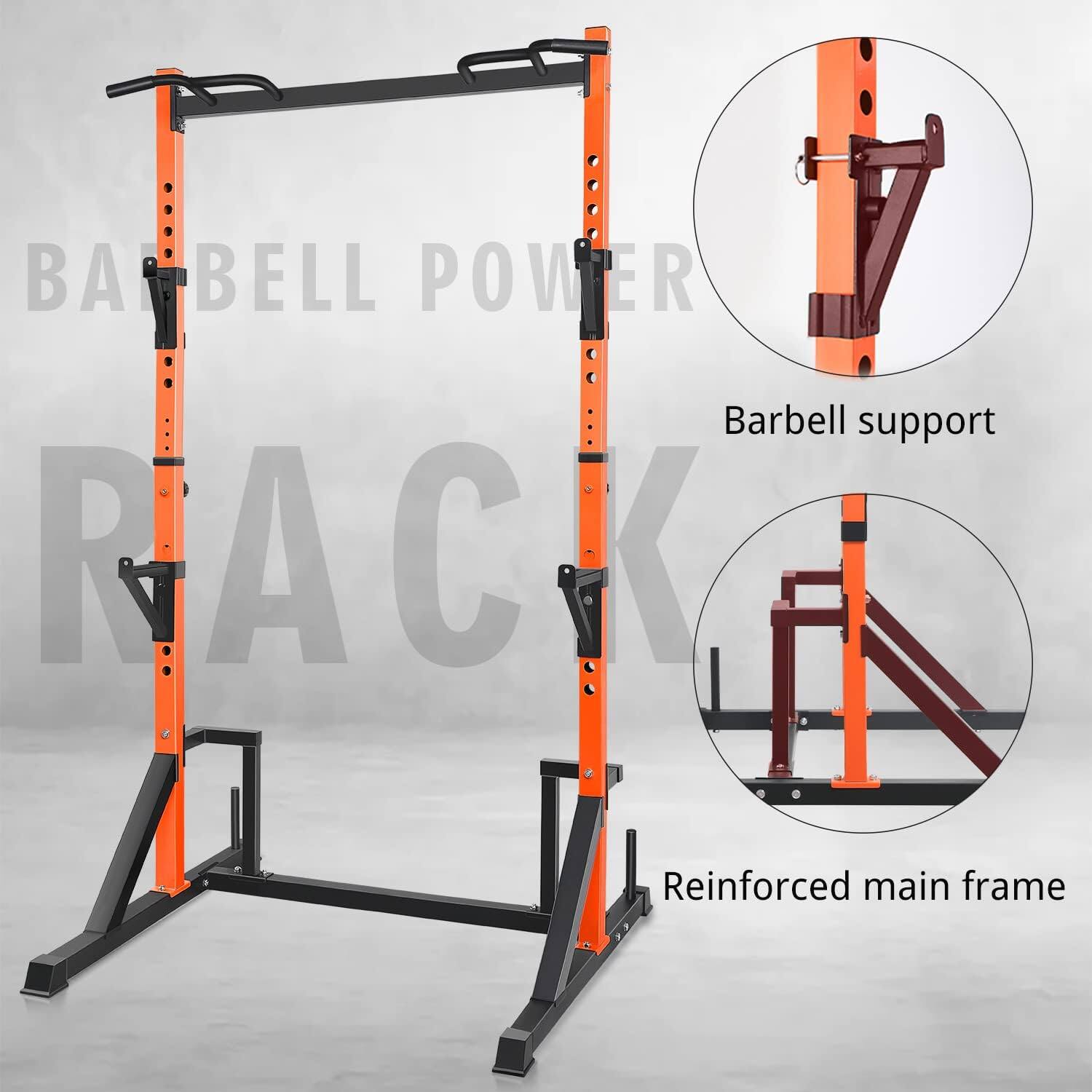 BARBELL POWER RACK

- Barbell support
- Reinforced main frame