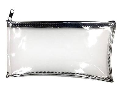Front. Control Papers - CONTROLTEK Multi-Purpose Bag, 1 Compartment - Clear.