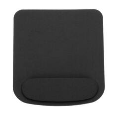 Front. Unique Bargains - Ergonomic Gel Mouse Pad with Wrist Rest Support Memory Foam Mat Non-Slip Base for Office Computers Laptop Keyboard - Black.
