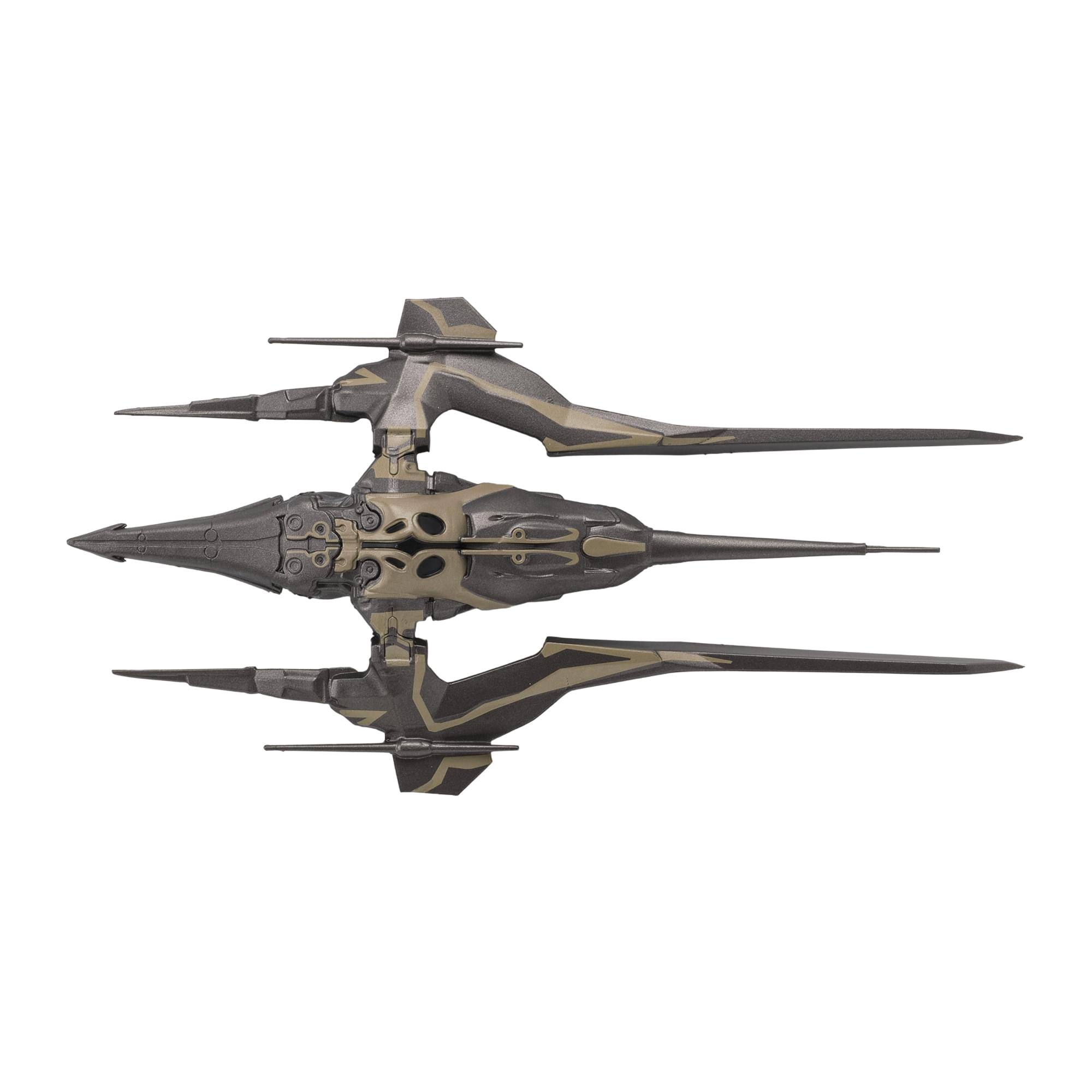 Alt View 4. Eaglemoss - Eaglemoss Star Trek Ship Replica | Altamid Swarm Ship - Black.