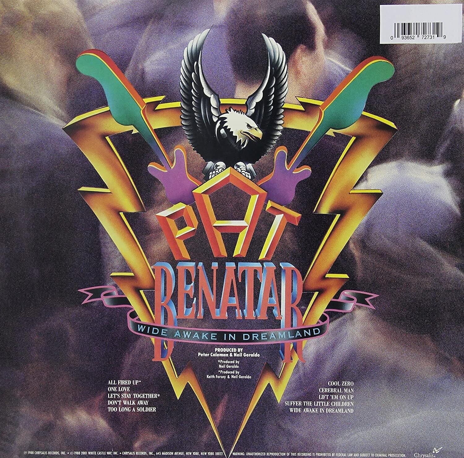 Pat Benatar - Wide Awake in Dreamland   - VINYL LP price history on PriceWatchPro