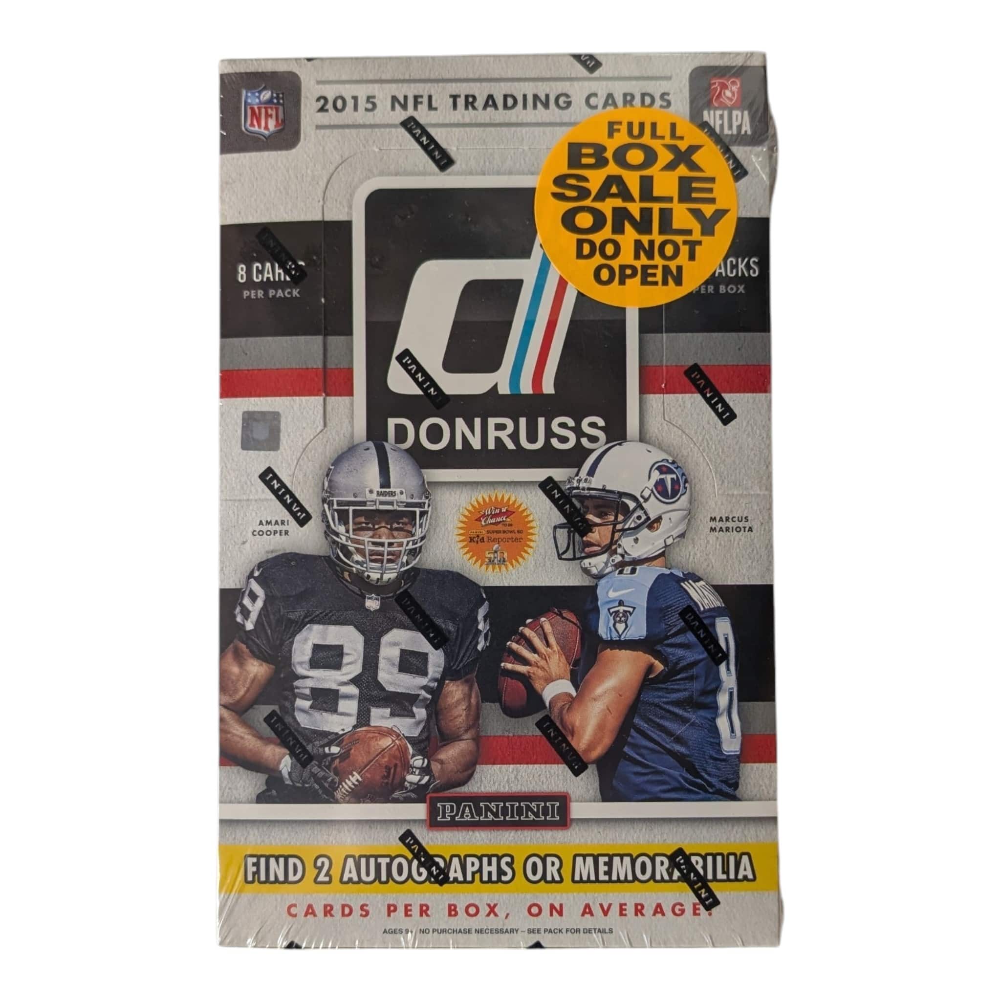 2015 Panini Donruss Preferred Football Box price history on PriceWatchPro