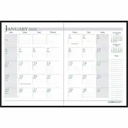 House of Doolittle - Compact Economy Monthly Planner, Monthly, 10 x 7, Black