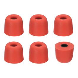 Unique Bargains - Memory Foam Earbud Tips (3mm/0.12"), 6pcs/3Pairs - Medium, Noise Isolation, Comfort & Secure Fit for Earphones - Red