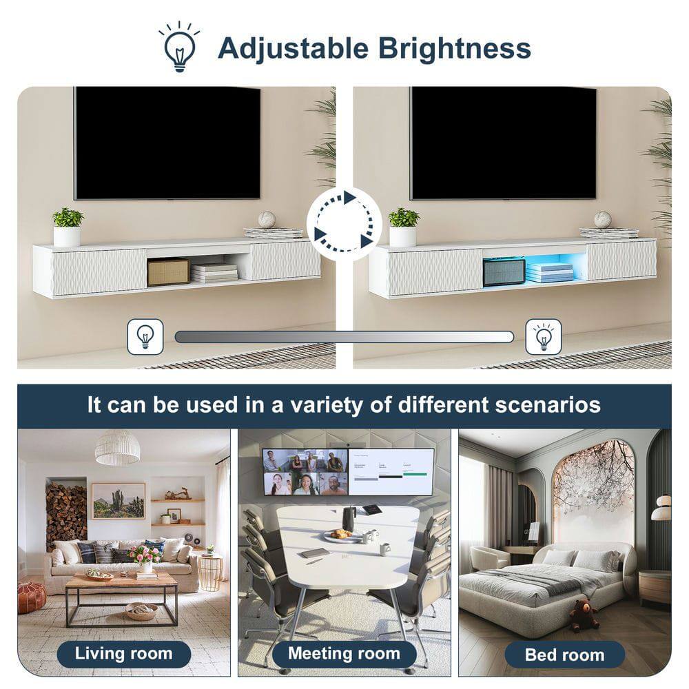 Adjustable Brightness

It can be used in a variety of different scenarios

- Living room
- Meeting room
- Bed room