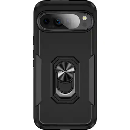 Front. SaharaCase - Raider Series Heavy-Duty Case for Google Pixel 9 Pro XL - Scorpion Black.