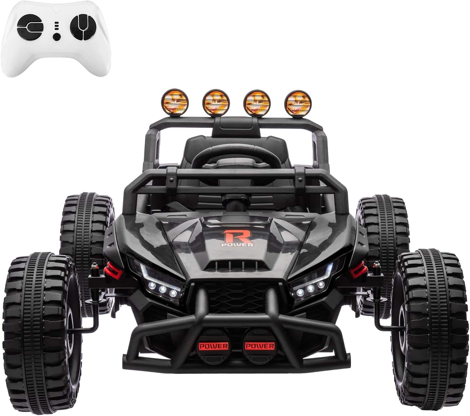 Acekool - 24V Electric Kids Ride On Car - Black