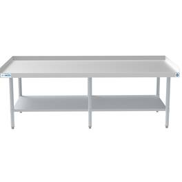 Koolmore - 30" x 72" 16-Gauge Stainless Steel Equipment Stand with Galvanized Undershelf, EQT-163072 - Silver