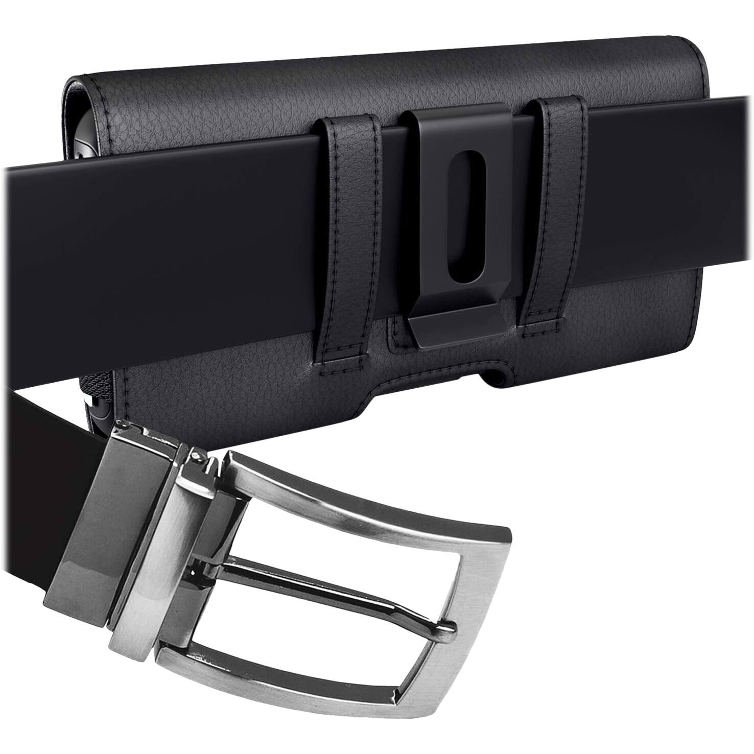 Alt View 12. SaharaCase - Holster Case for Apple iPhone 13/13 Pro, iPhone 12/12 Pro, iPhone 14/14 Pro and iPhone 15/15 Pro - Black.