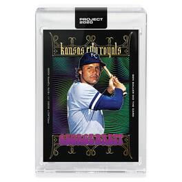 Topps - PROJECT 2020 Card 271 - 1975 George Brett by Ben Baller - Purple