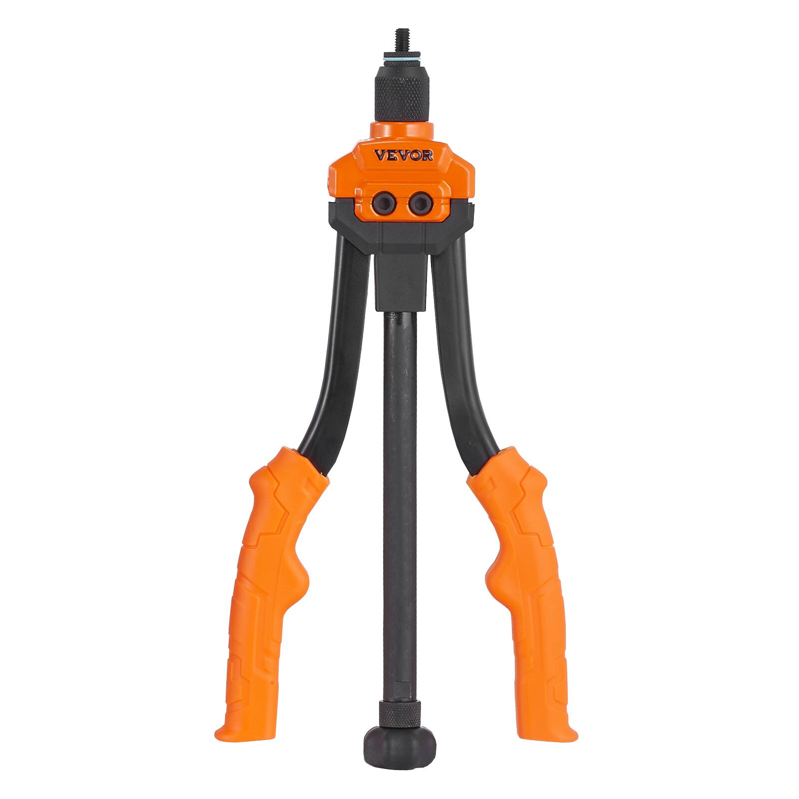 Alt View 5. VEVOR - Rivet Nut Tool, 14” Rivnut Tool Kit with 7 PCS Metric and SAE Mandrels, 70 PCS Assorted Rivet Nuts - Orange.