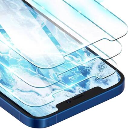 Front. Home Collection - 3 Pack Tempered Glass Screen Protector for iPhone 17 Clear HD Case Friendly - Clear.