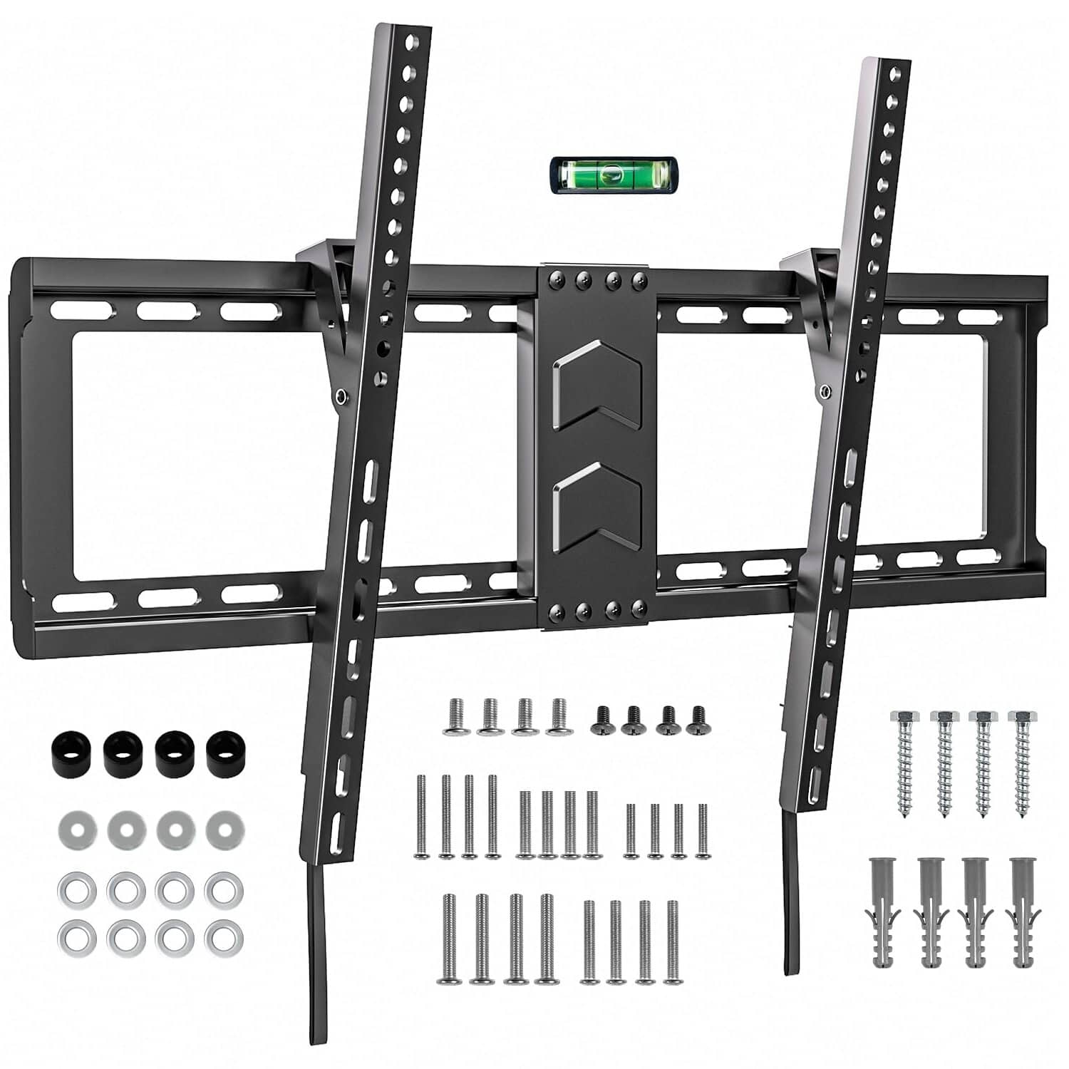 Dazzed Corner - Low Profile Tilt TV Wall Mount 37–82", VESA 600x400 - Black