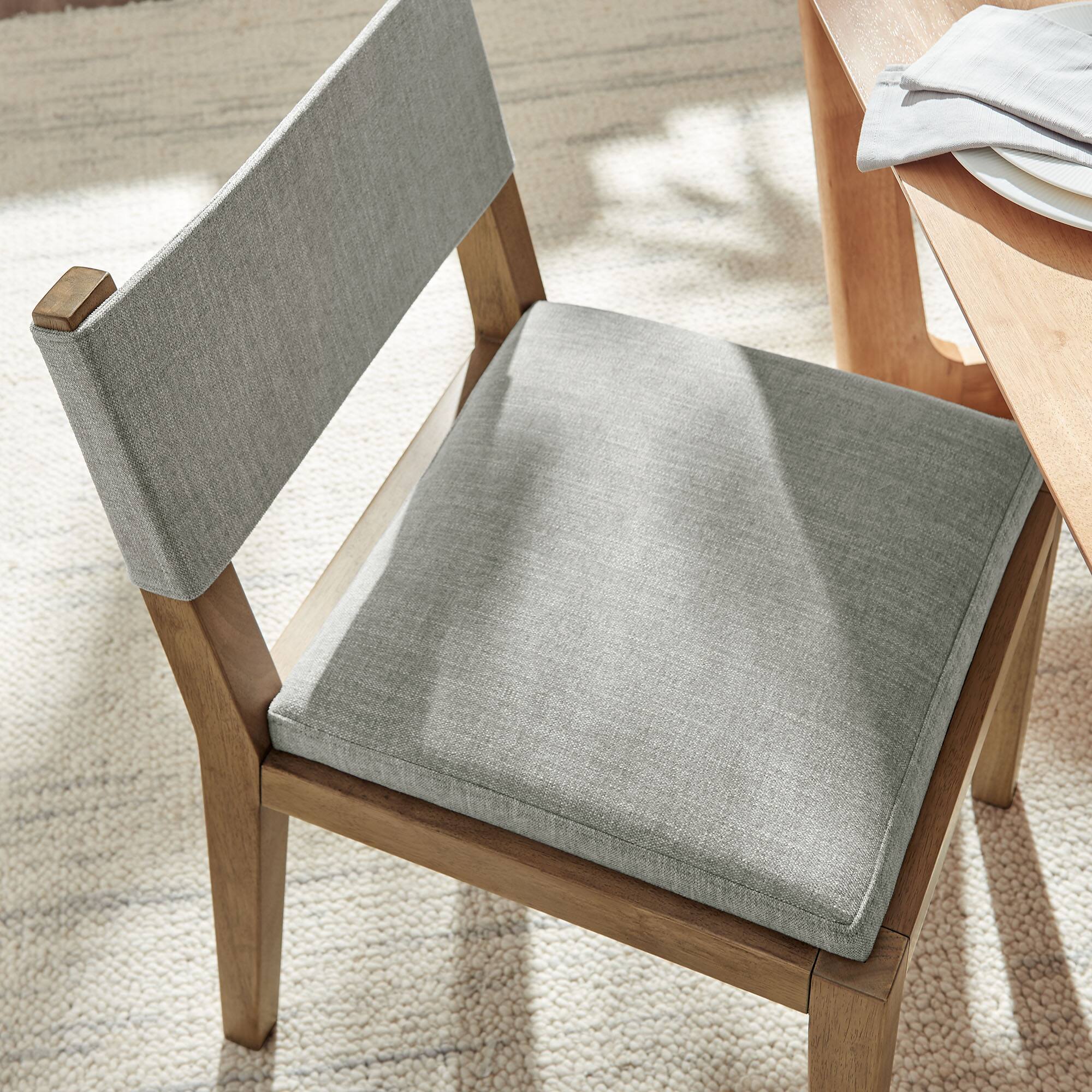 Alt View 1. Modway - Calder Fabric Upholstered Wood Armless Dining Chair by Modway - Wheat.