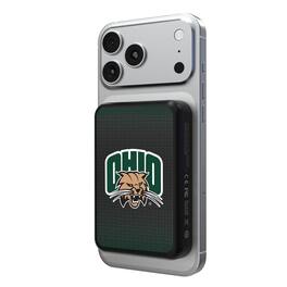 Keyscaper - Ohio Bobcats Wireless Magnetic Power Bank - Black
