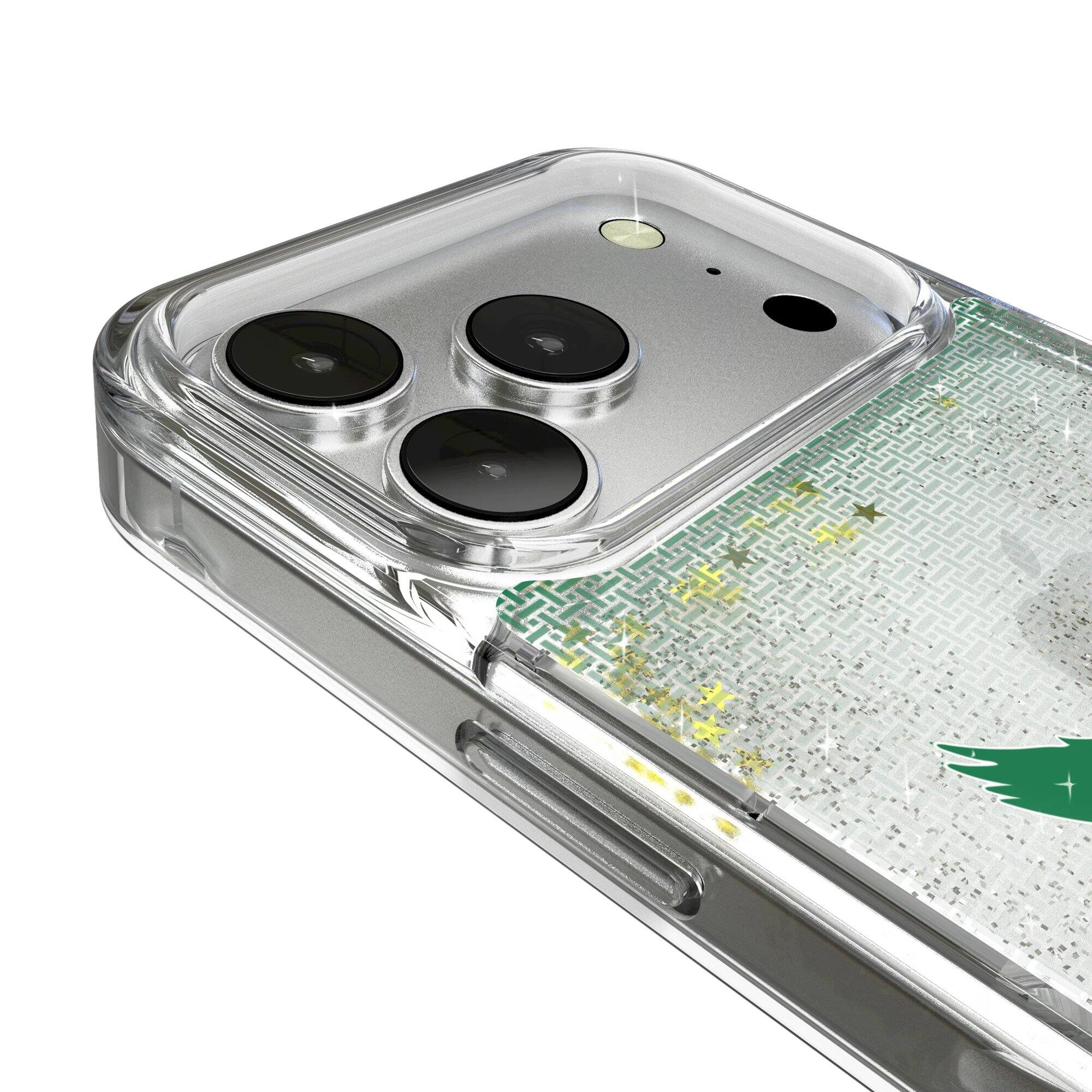 Alt View 2. Keyscaper - Philadelphia Eagles Linen Logo iPhone Glitter Case - 14 - Multicolor.