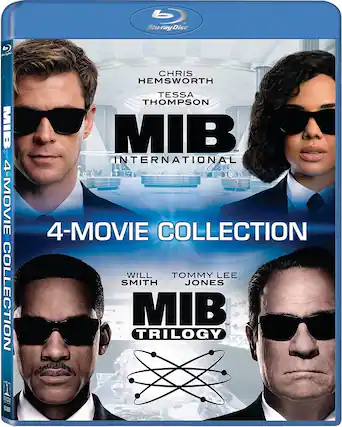 Front. Men In Black/Men In Black 3/Men In Black II/Men In Black: International - BLU-RAY.