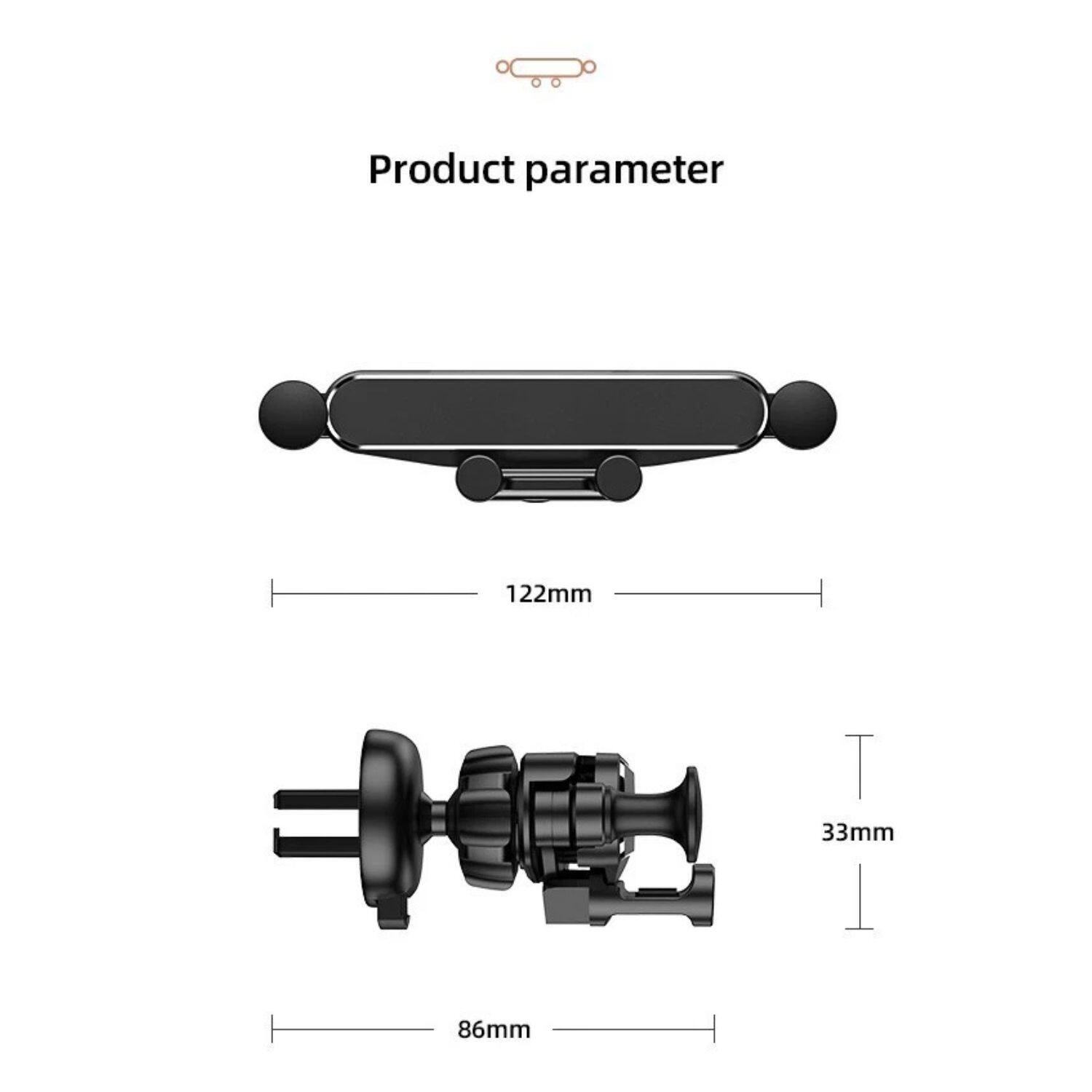Product parameter

- Length: 122mm
- Width: 33mm
- Height: 86mm