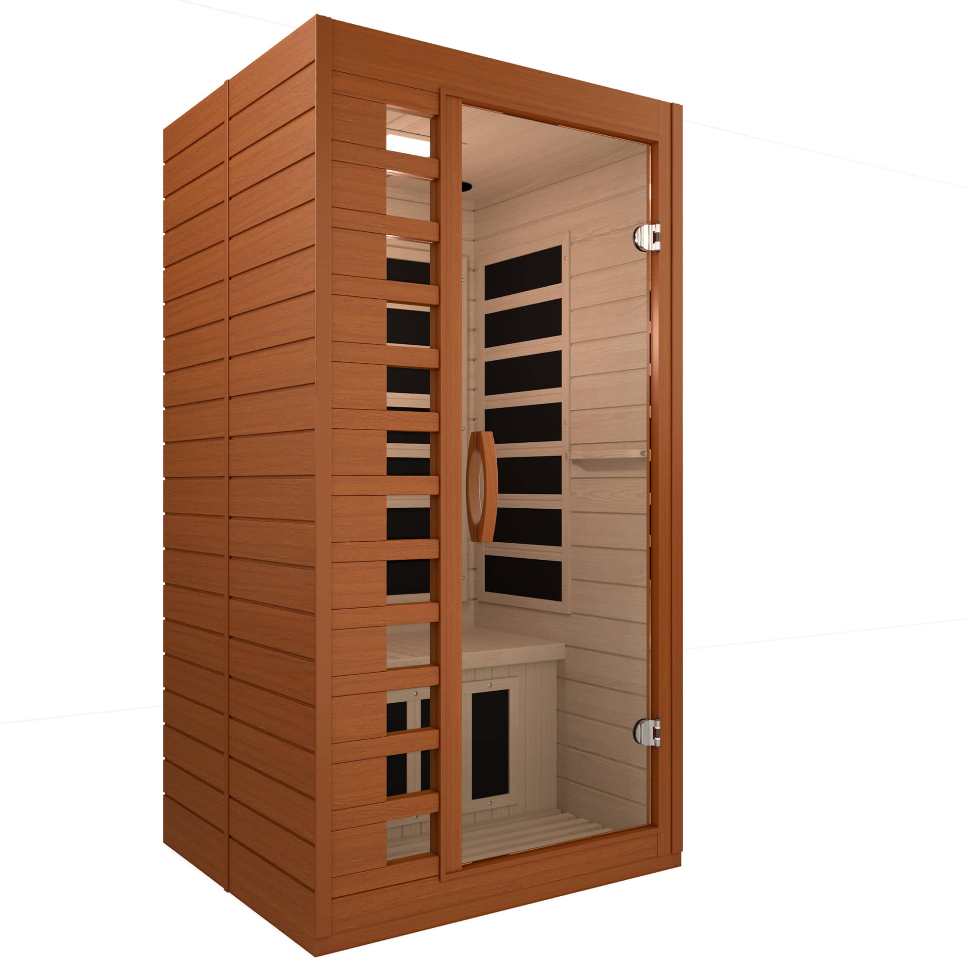 Westinghouse - Infrared Sauna for 1 person - Dark Oak