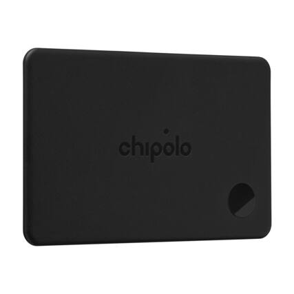 Front. Chipolo - CARD Rechargeable Tracking Device - Charcoal.