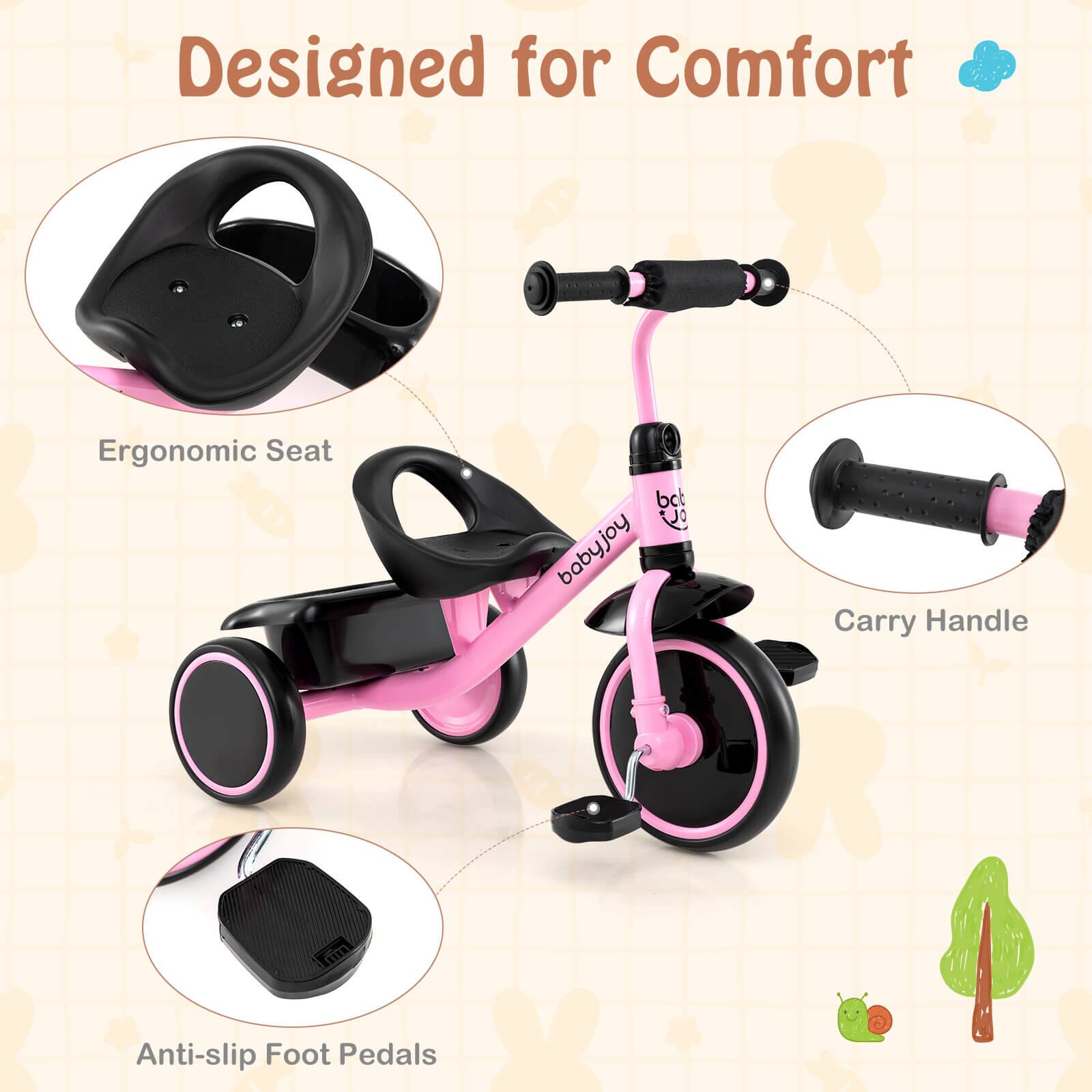 Designed for Comfort

- Ergonomic Seat
- Carry Handle
- Anti-slip Foot Pedals