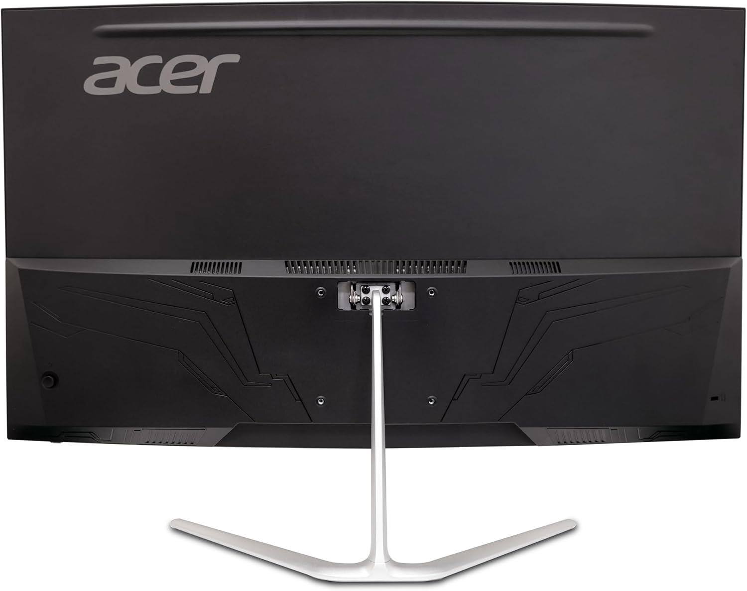 Back. Acer - Nitro EDA320Q 31.5" LCD Monitor 165Hz 1920x1080 1ms Response Time - Black.