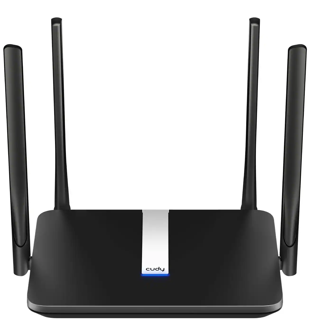 Cudy - AC1200 Dual Band Unlocked 4G LTE Modem Router, SIM, 1200Mbps Mesh WiFi, 5dBi High Gain Antennas, DDNS, VPN - Black