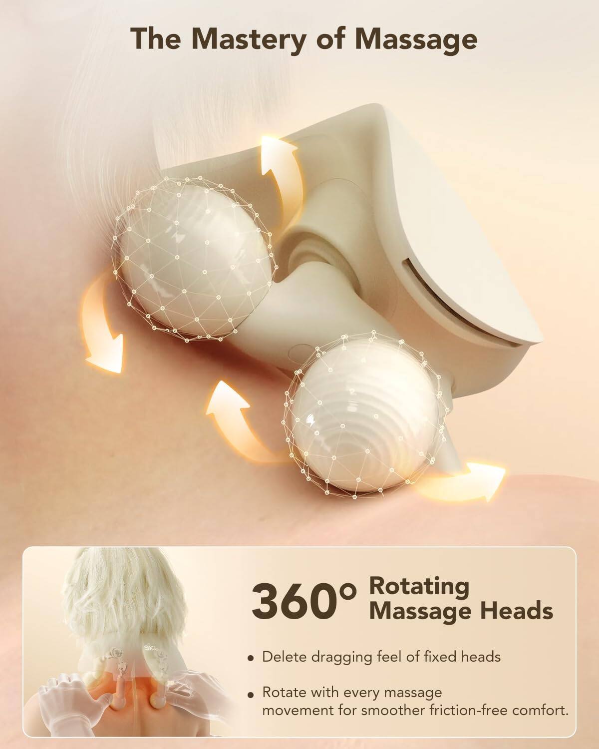 SKG Lower Back Massager for Pain Relief Deep Tissue Christmas