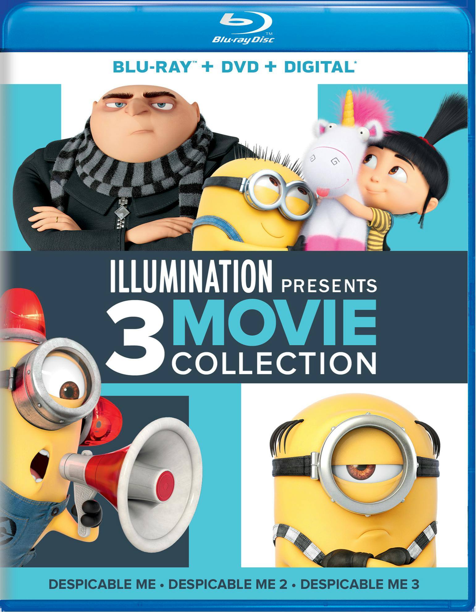Illuminatiion Presents: Despicable Me 3-Movie Collection (DVD + Digital) [Blu-ray] [Standard]