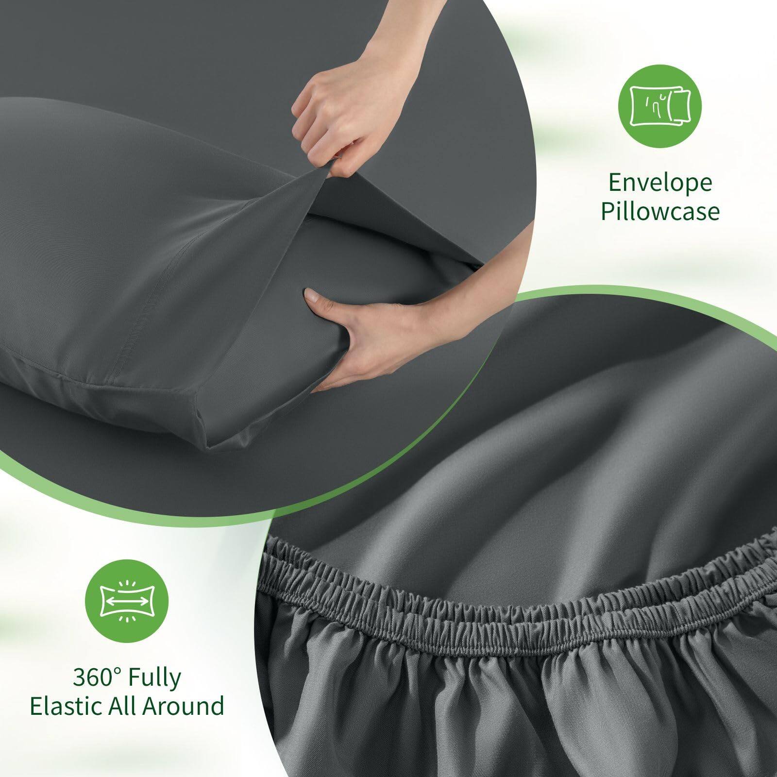 Envelope Pillowcase

360° Fully Elastic All Around