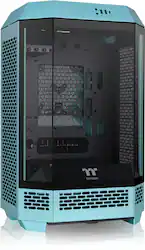 Thermaltake - The Tower 300 Micro ATX PC Case - Turquoise - Front_Zoom