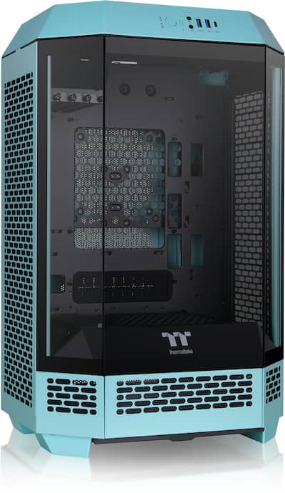 Thermaltake The Tower 300 Micro ATX PC Case Turquoise CA-1Y4 Thermaltake The Tower 300 Micro ATX PC Case Turquoise CA-1Y4