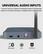 UNIVERSAL AUDIO INPUTS
Connect via AUX, Optical or Bluetooth input to broadcast audio to Auracast receivers, headphones or hearing aids.
AUX OPTICAL Bluetooth