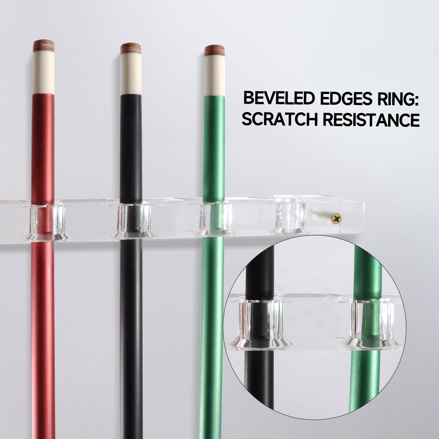 BEVELED EDGES RING: SCRATCH RESISTANCE