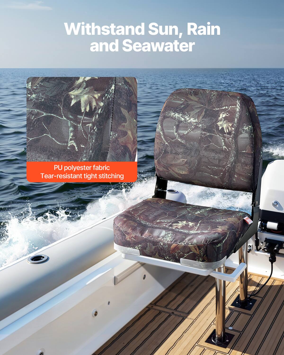 Withstand Sun, Rain and Seawater
PU polyester fabric
Tear-resistant tight stitching