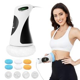 ESBANY - Cellulite Massager Remover, Body Shaping Machine Massager with 5 Massage Heads & 6 Washable Pads, Cavitation Machine for